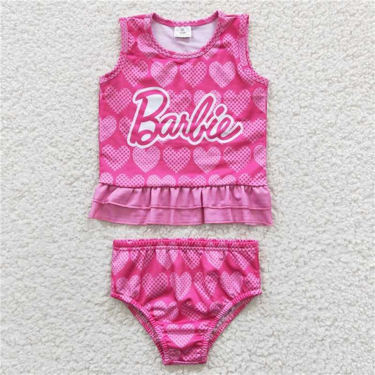 Barbie 2 piece swimsuit