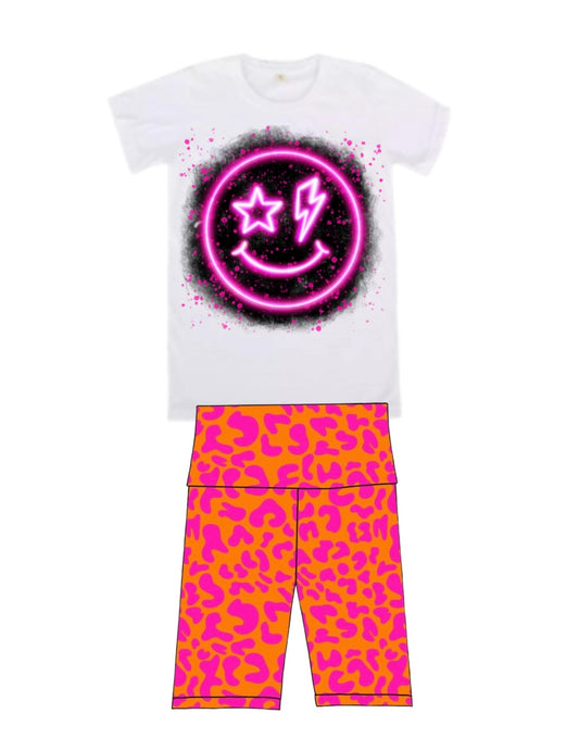Neon cheetah set