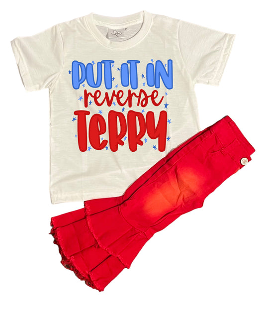 Put it in reverse Terry