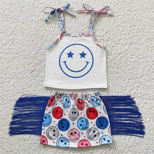 4OJ smiley skirt set