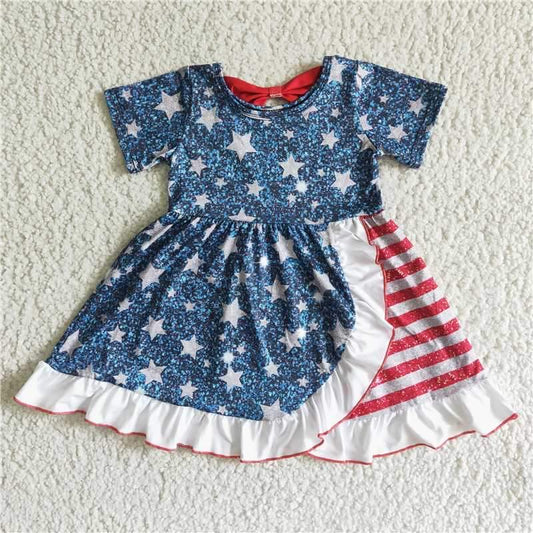 Glitter Stars and Stripes dress