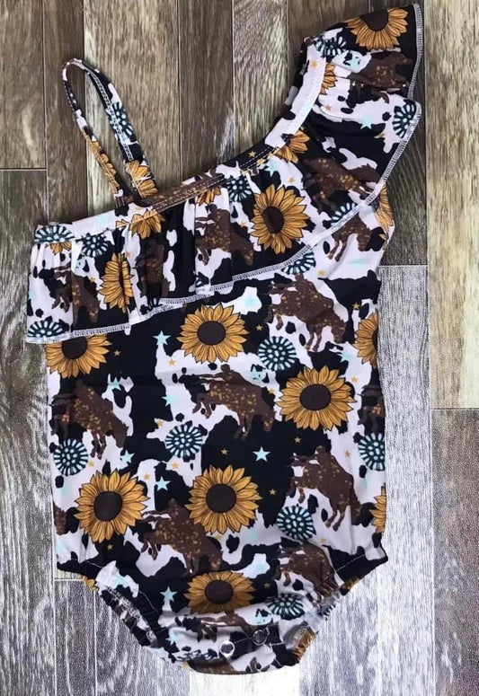 Sunflower horse swimsuit