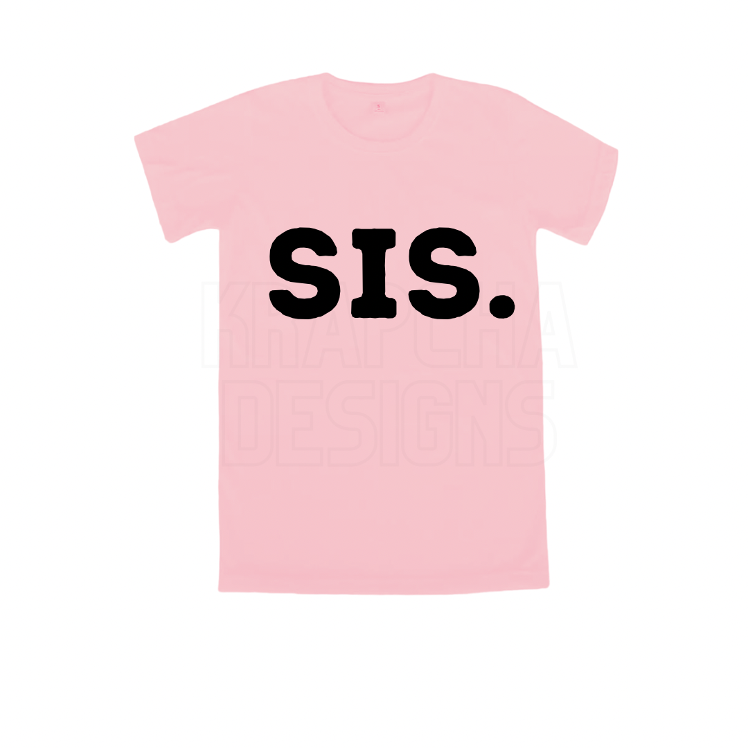 Customizable sibling name shirt