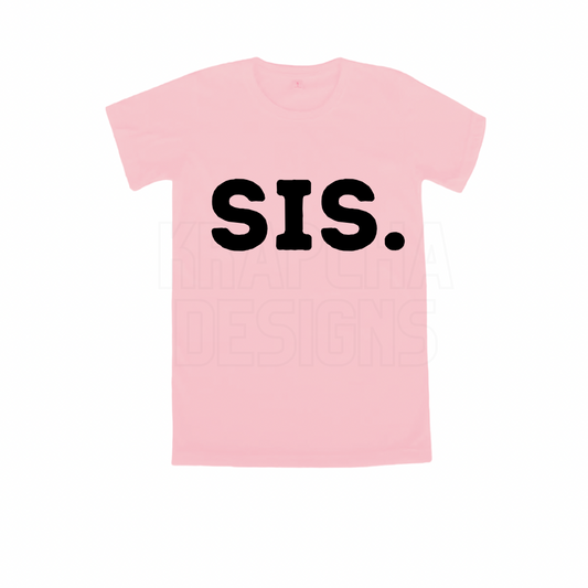 Customizable sibling name shirt