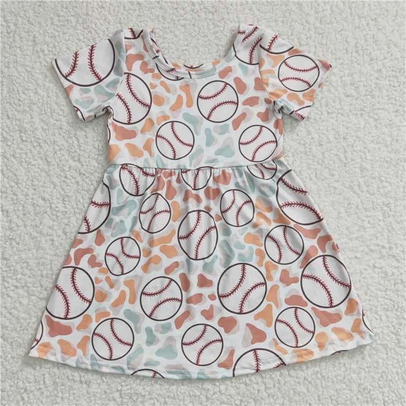 Baseball cheetah dress