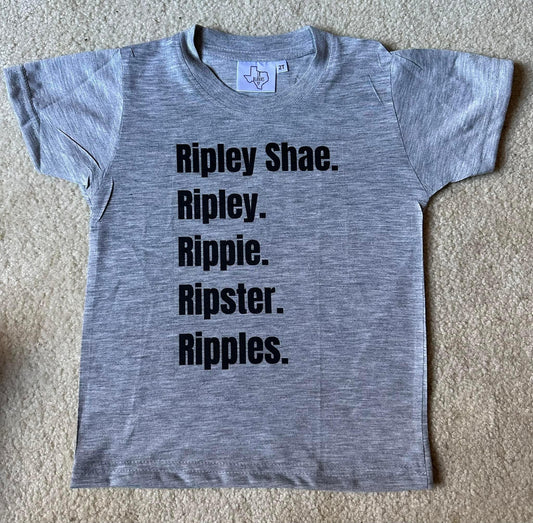 Nickname shirt