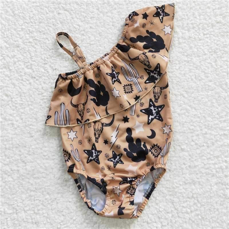 Brown cactus one piece