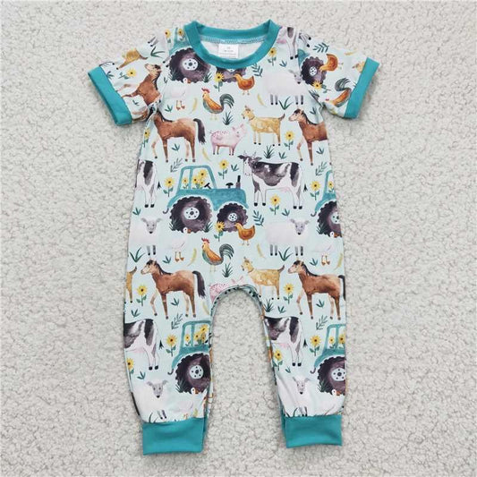 Farm animal romper