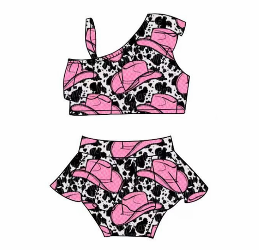 cowgirl hat 2 piece